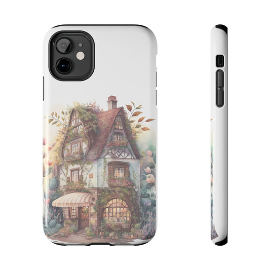 Tough Phone Case — Whimsical Cottage Art iPhone Case